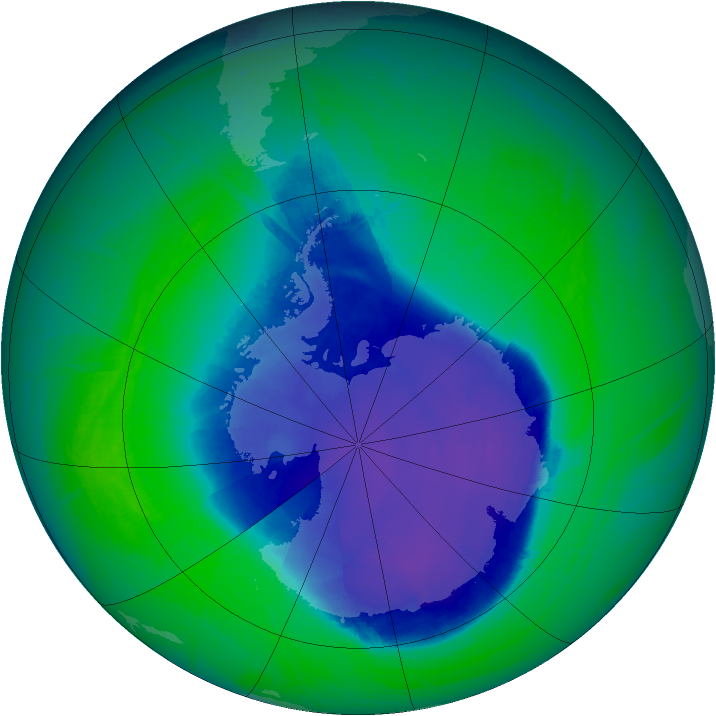 Ozone Map 2008-11-08